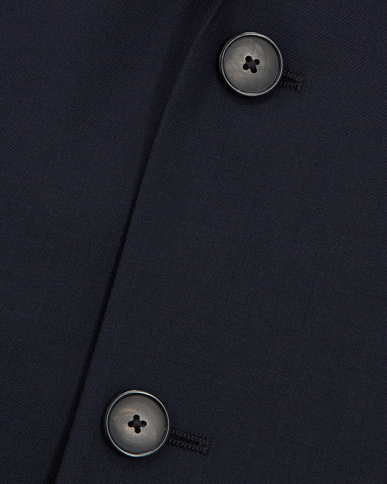 The Kooples HOMME DARK NAVY veste de costume en laine bleu coupe tailleur droite