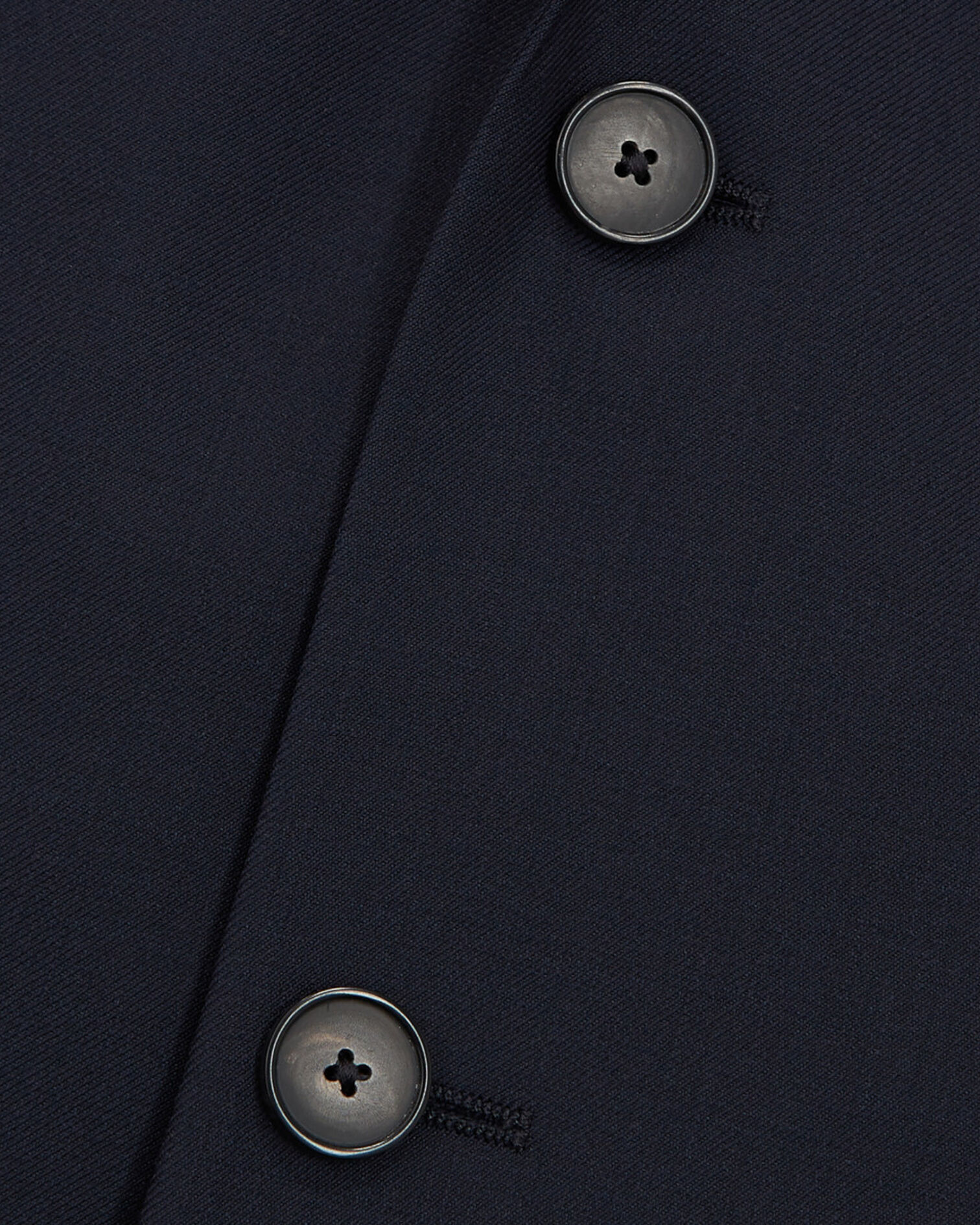 Veste de costume en laine bleu coupe tailleur droite, DARK NAVY, hi-res image number null