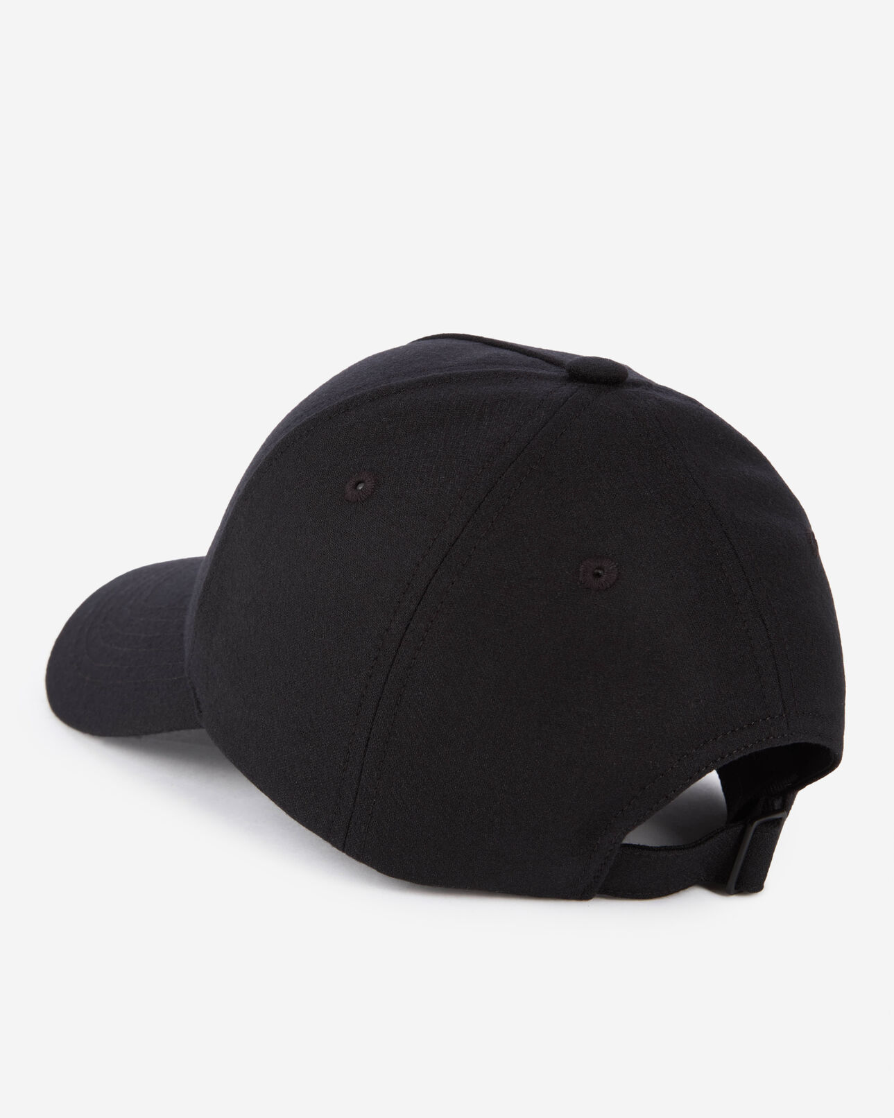The Kooples FEMME BLACK casquette en flanelle noire