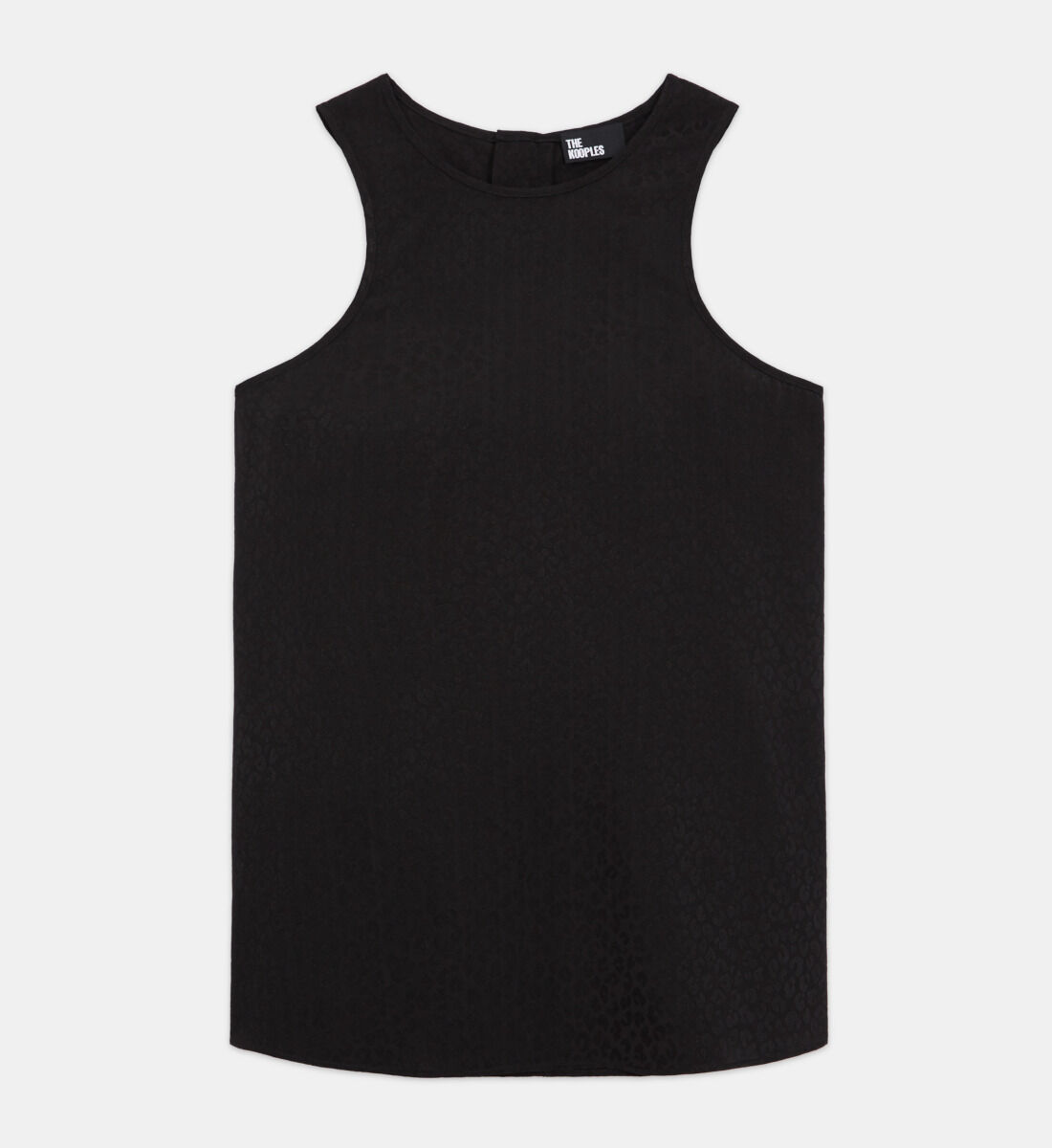 Camiseta tirantes leopardo negra The Kooples Espa a