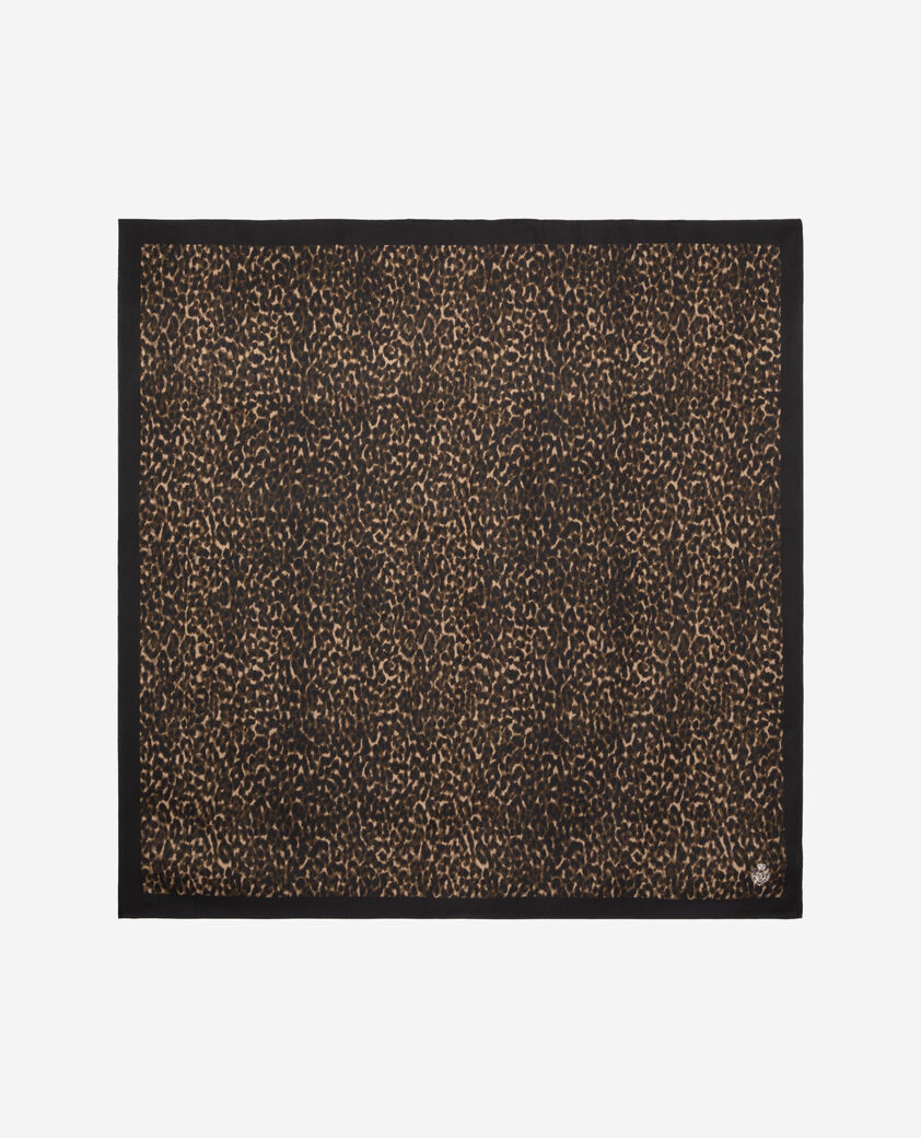 The Kooples FEMME LEOPARD foulard imprimé léopard en soie