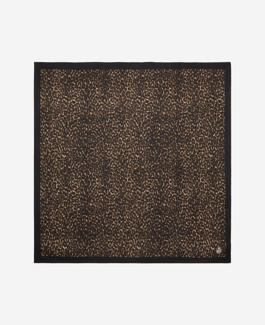 The Kooples FEMME LEOPARD foulard imprimé léopard en soie