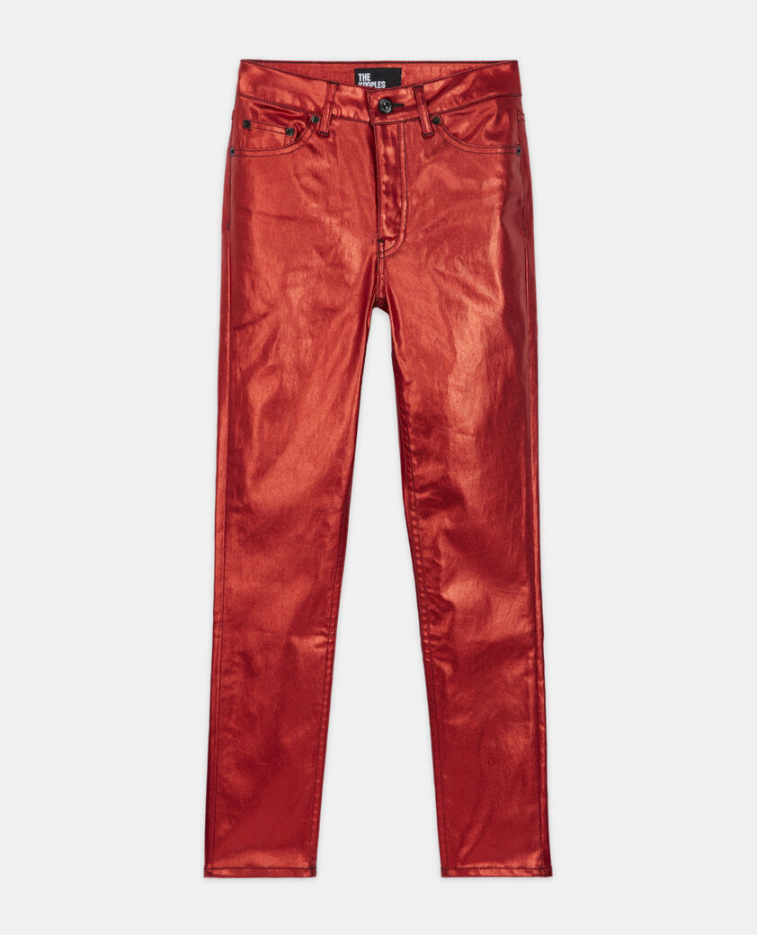 The Kooples FEMME TANGO RED jean slim rouge