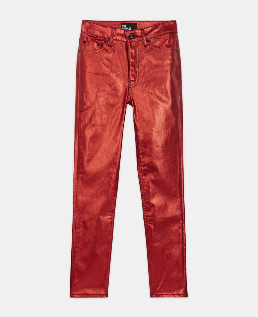 The Kooples FEMME TANGO RED jean slim rouge