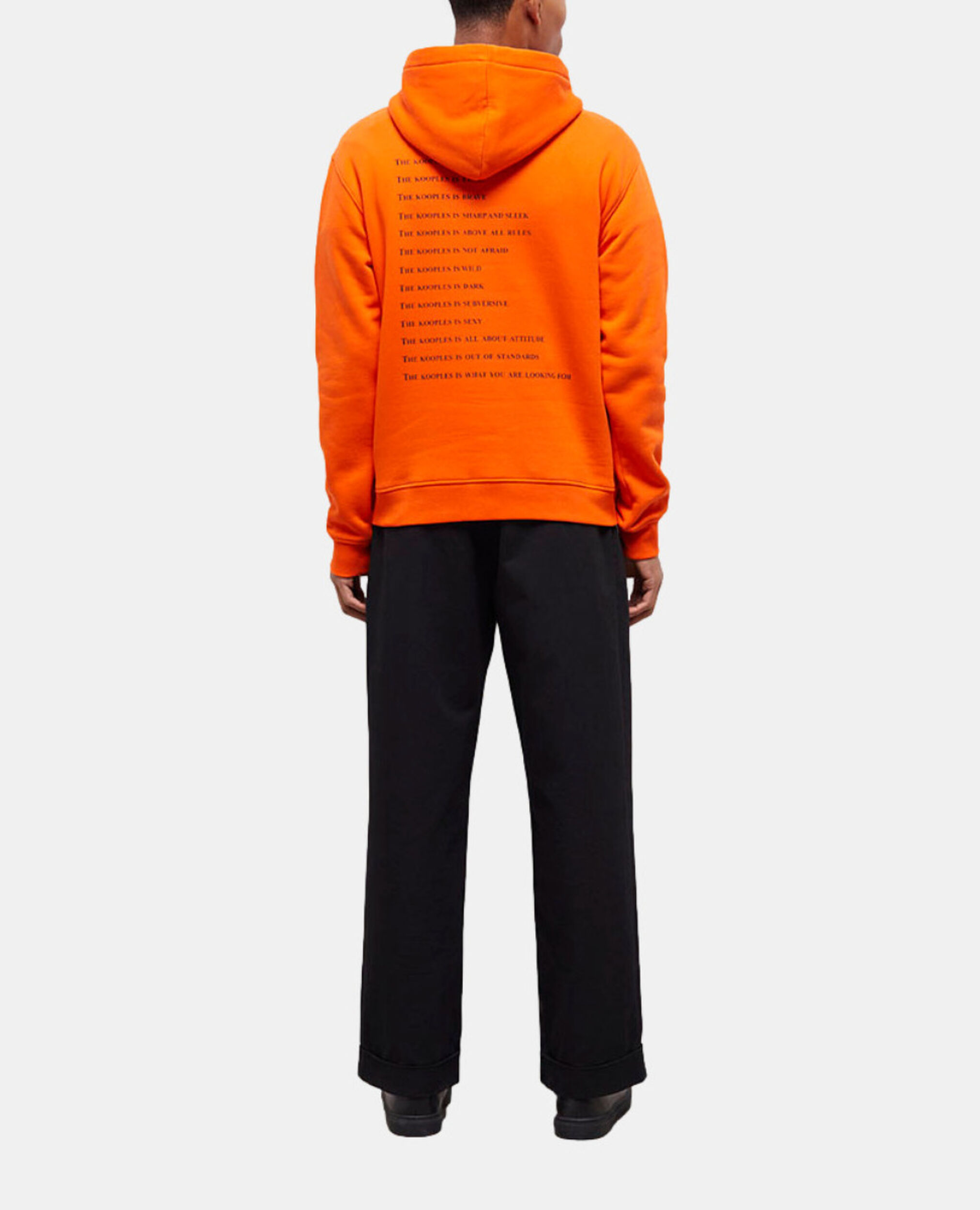 Orange What is hooded sweatshirt, PUMPKIN, hi-res image number null