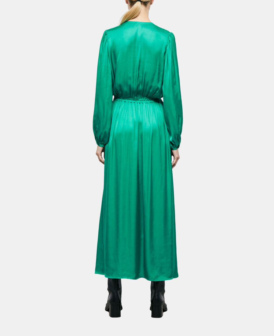 robe longue verte