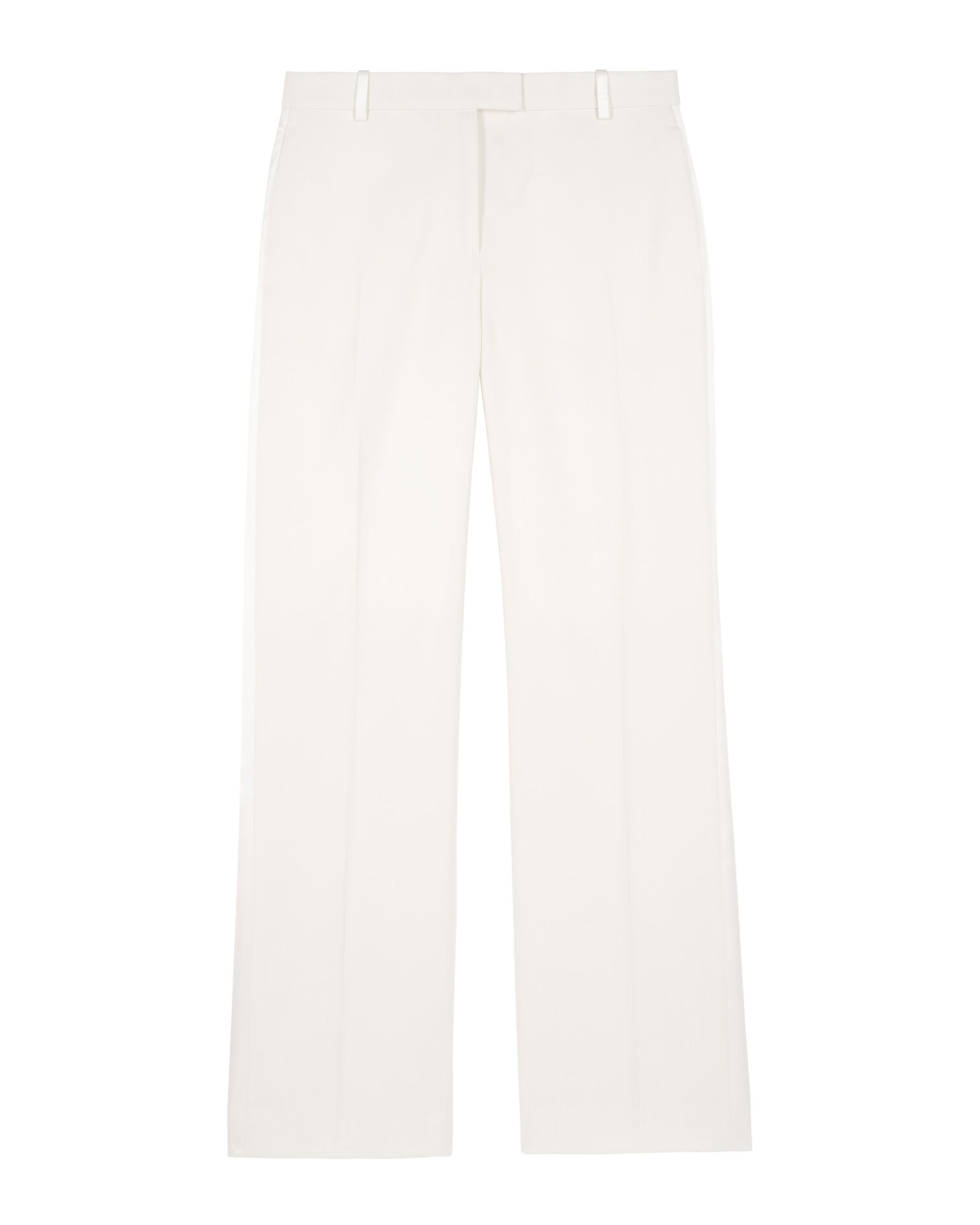 Ecru wide-leg tuxedo pants, ECRU, hi-res image number null