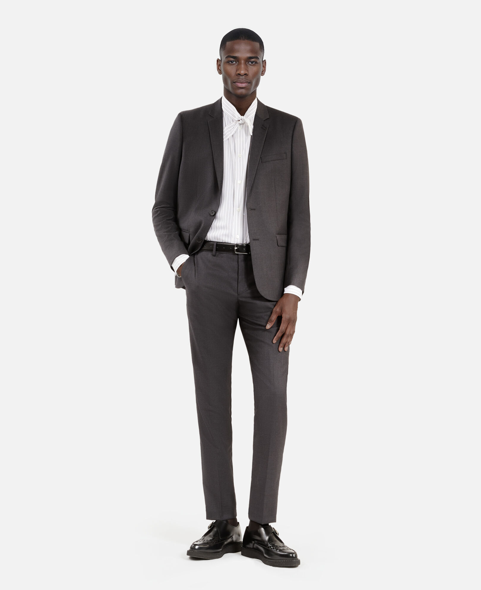 The Kooples HERREN GREY graue anzughose aus wolle