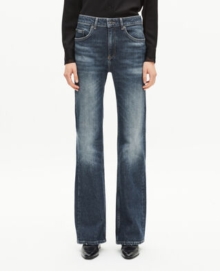 The Kooples WOMEN BLUE ELECTRIC blue wide-leg jeans