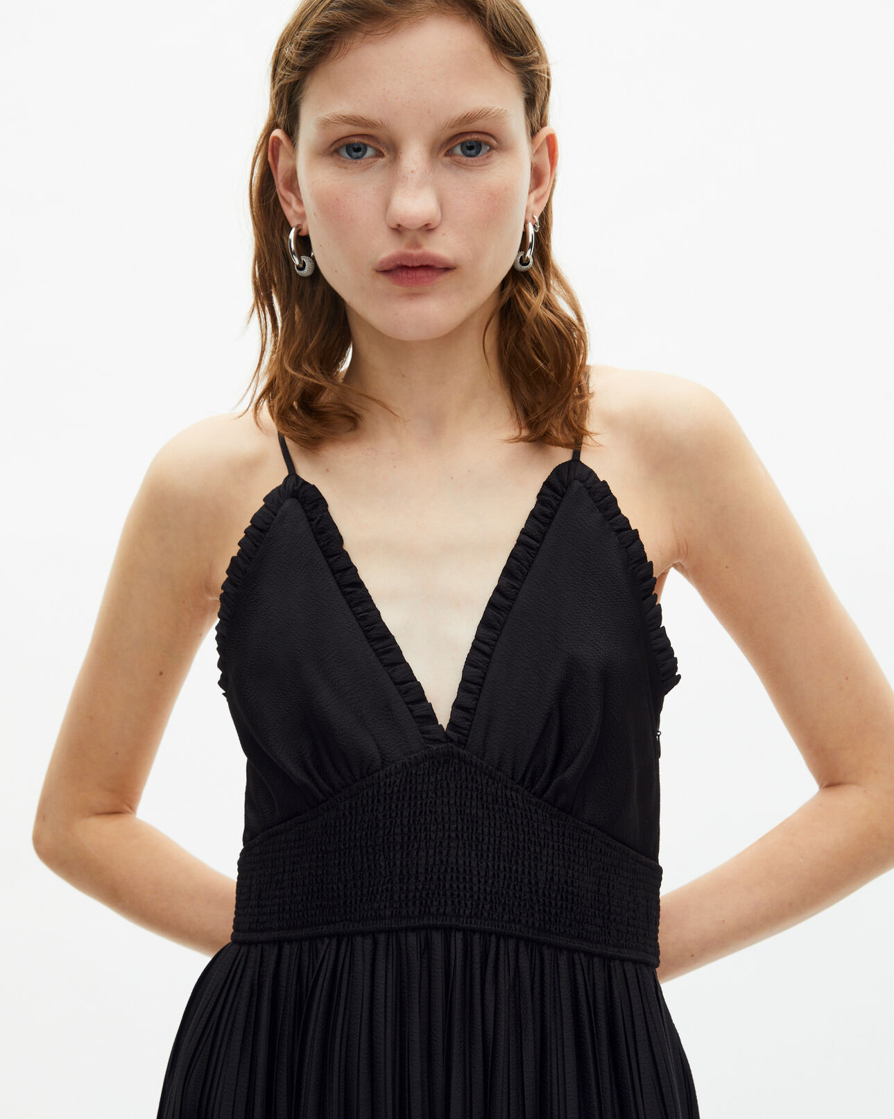 The Kooples WOMEN BLACK long black dress