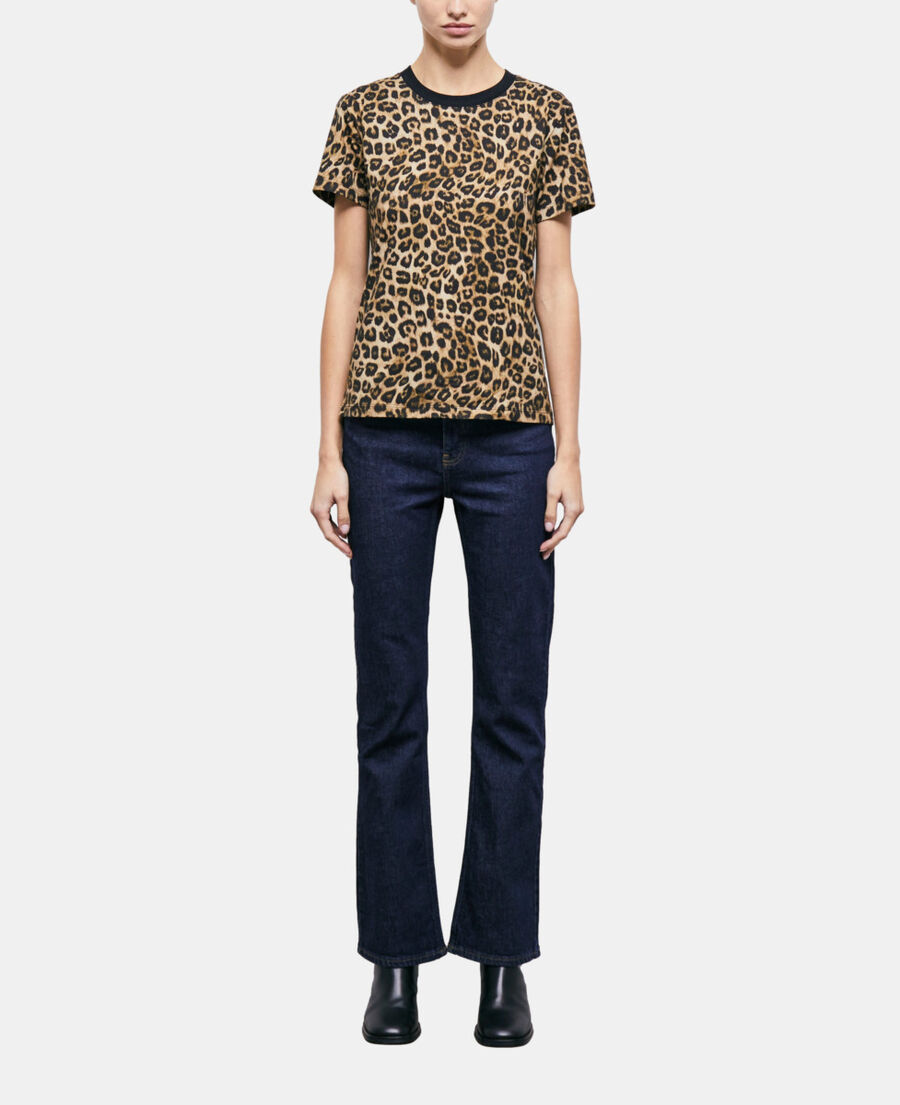 camiseta leopardo para mujer