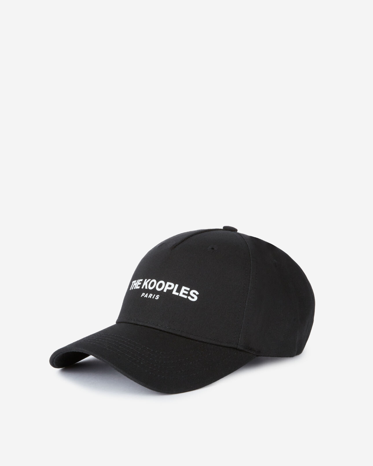The Kooples HERREN BLACK WHITE schwarze kappe mit logo