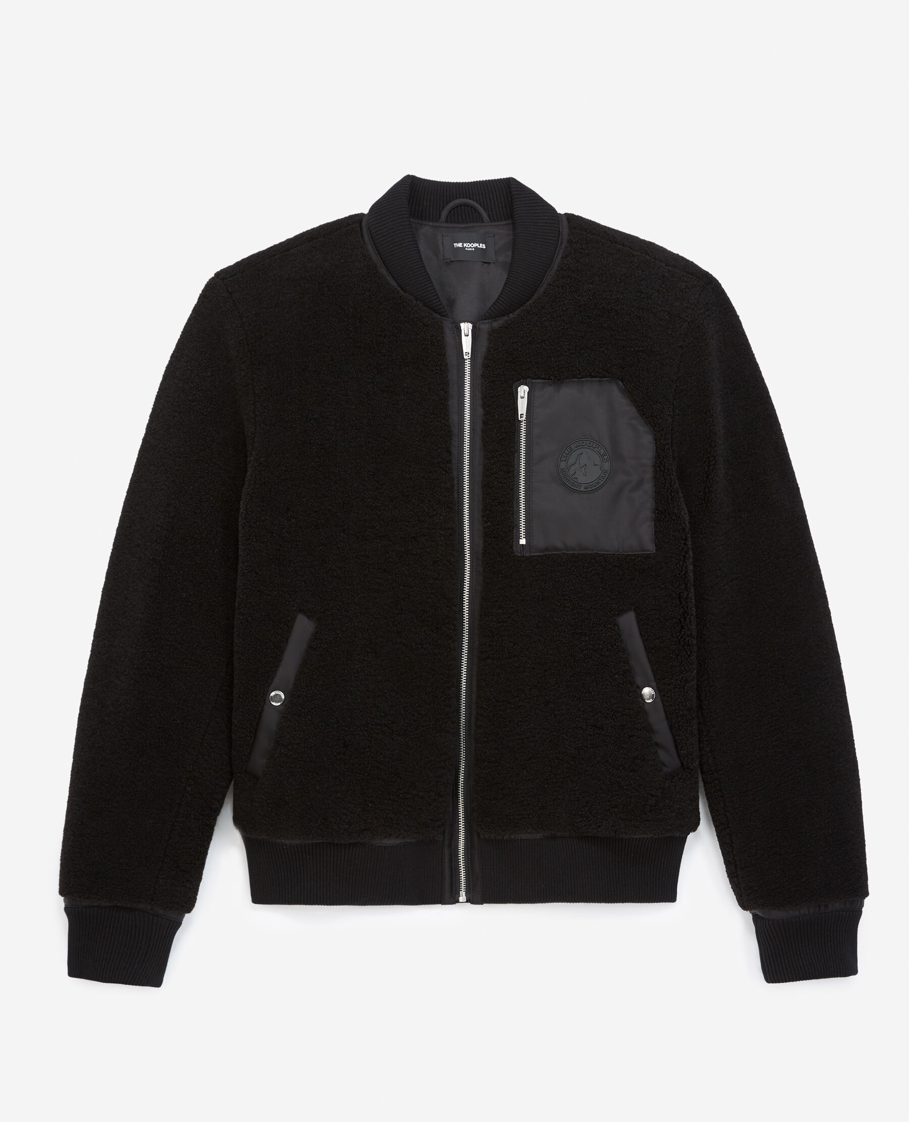 The kooples hotsell velvet bomber jacket