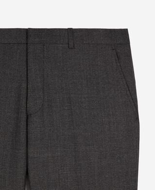 The Kooples HERREN GREY graue gerade anzughose aus wolle