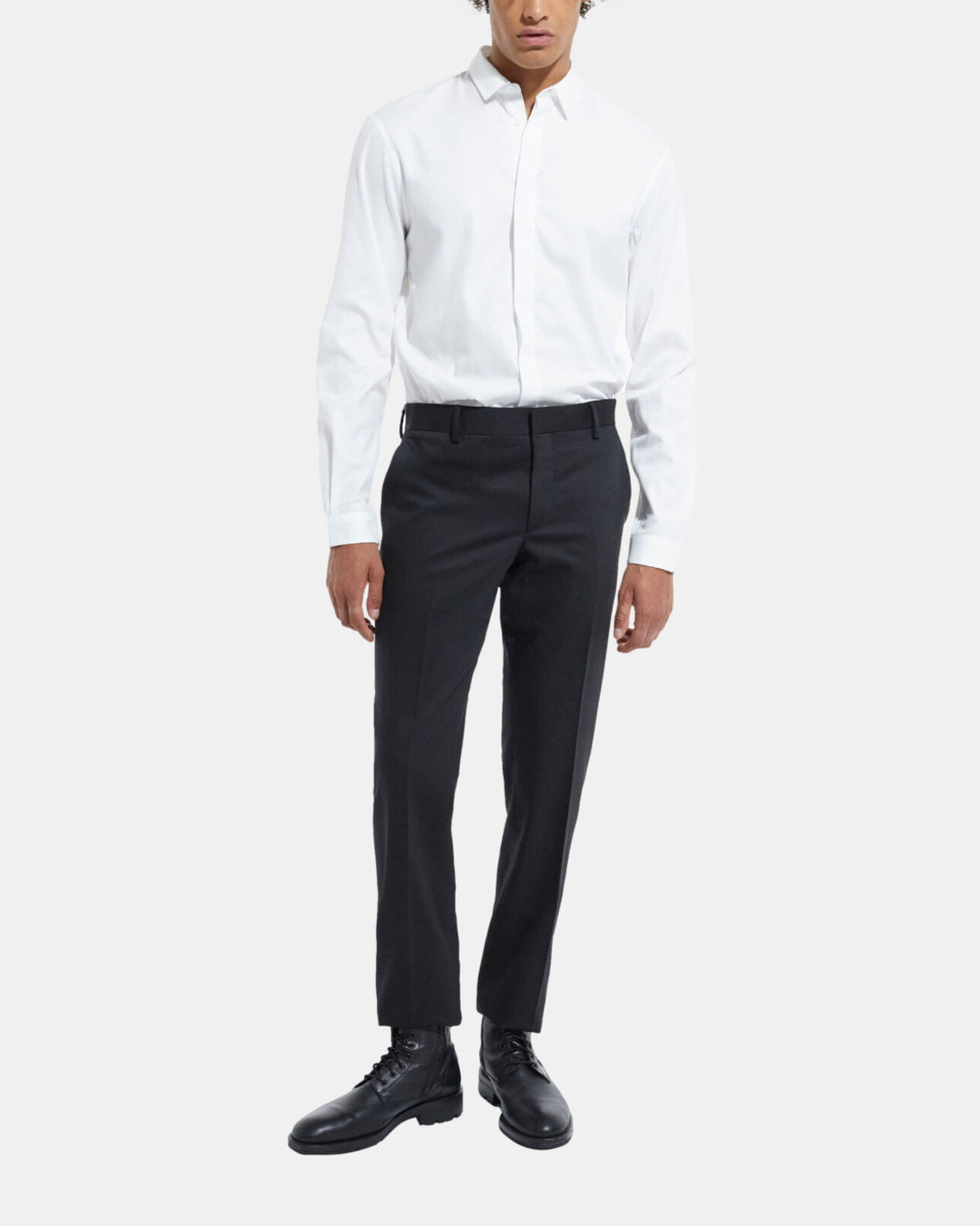 The Kooples MEN WHITE white shirt with classic collar