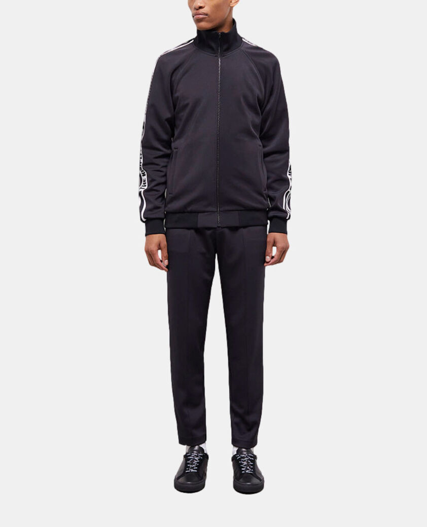 The Kooples HOMME BLACK blouson à logo noir