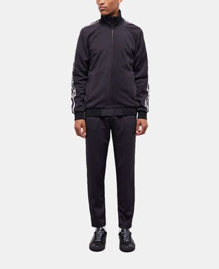 The Kooples HOMME BLACK blouson à logo noir