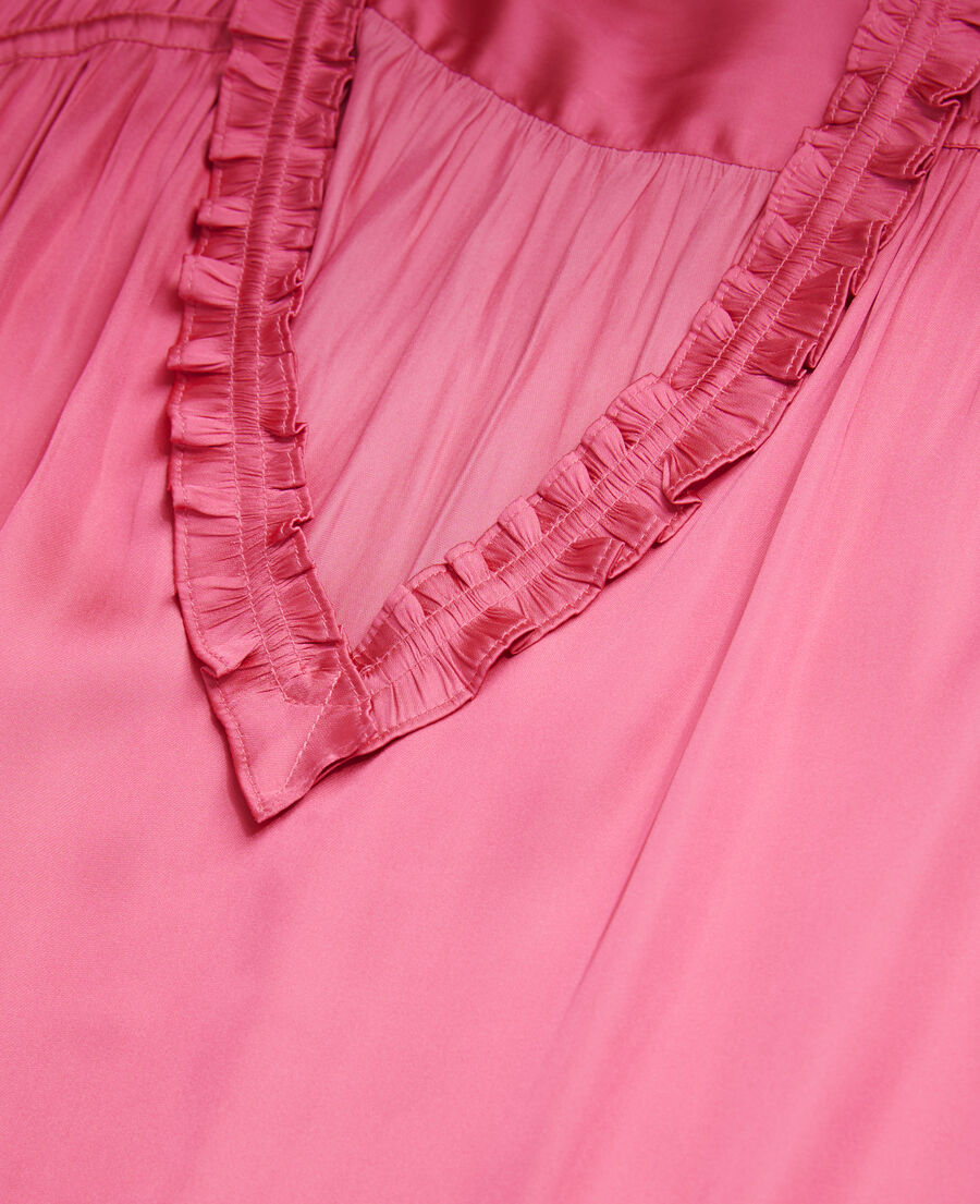 The Kooples F PINK pink top with shirring