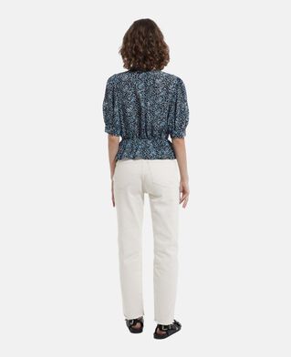 The Kooples FEMME INK BLUE top bleu
