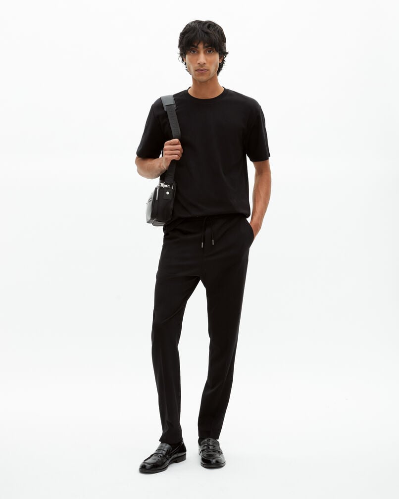 The Kooples H BLACK plain black t-shirt