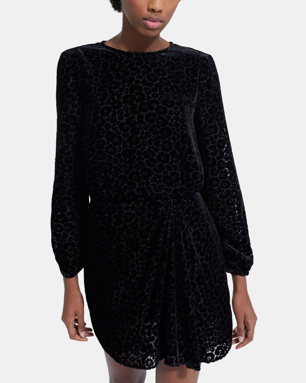 The Kooples FEMME BLACK robe courte noire