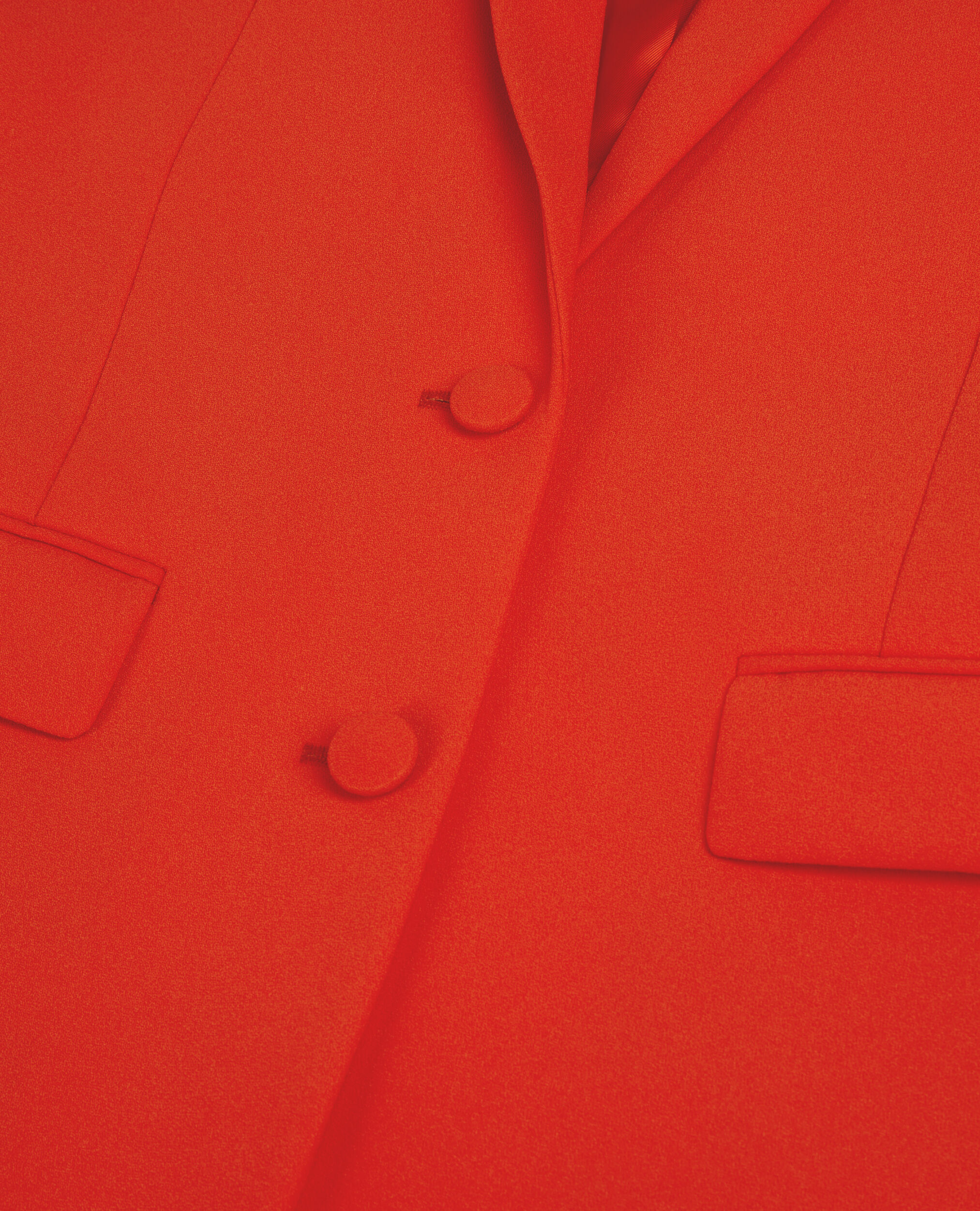 Red crepe suit jacket, RED, hi-res image number null