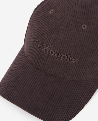 The Kooples F BROWN brown corduroy cap
