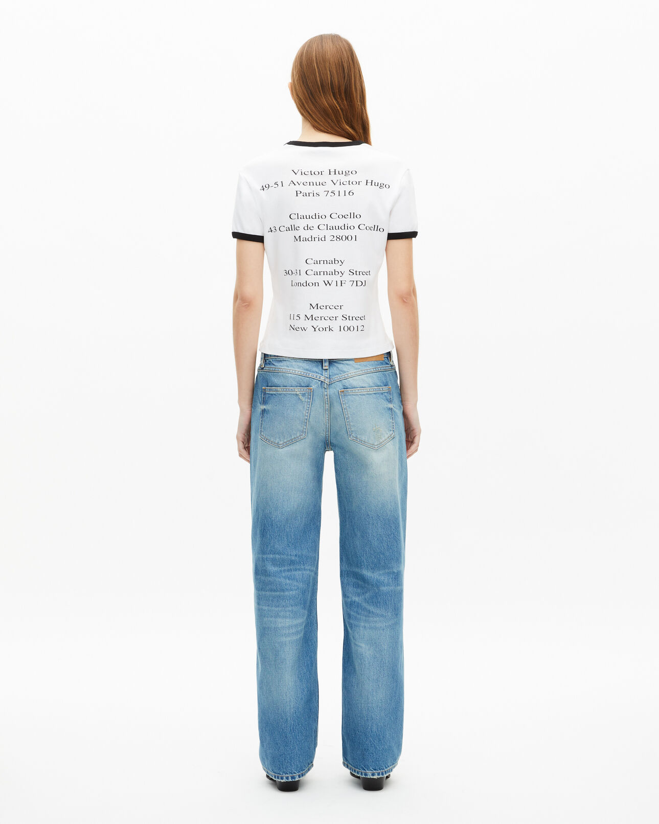 The Kooples FEMME WHITE t-shirt avec sérigraphie blanc