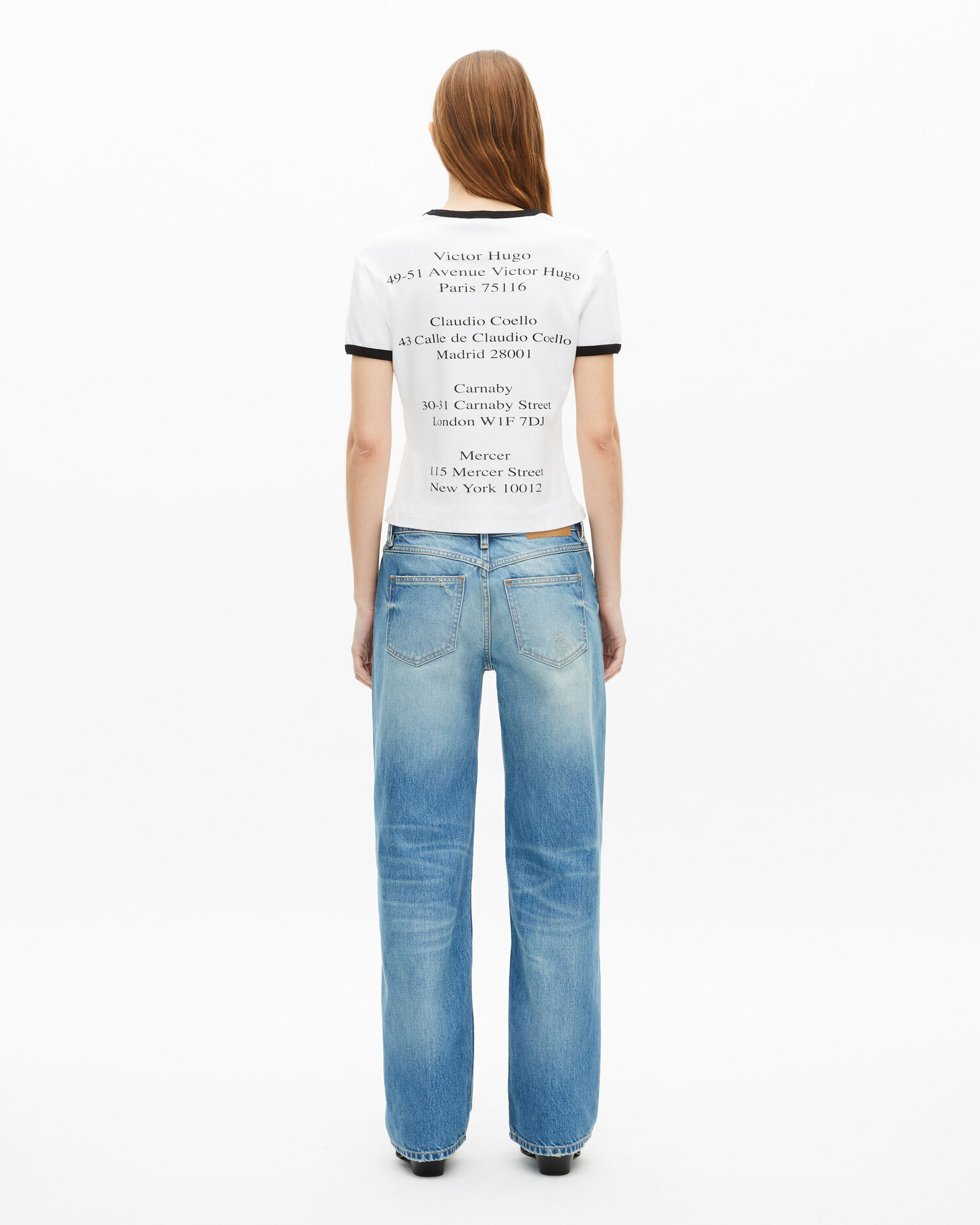 T-shirt avec sérigraphie blanc, WHITE, hi-res image number null
