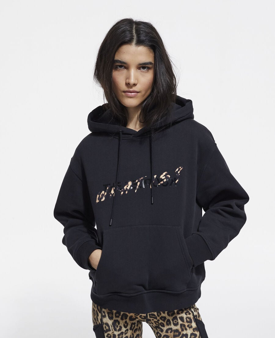 The Kooples WOMEN BLACK black what is sweatshirt