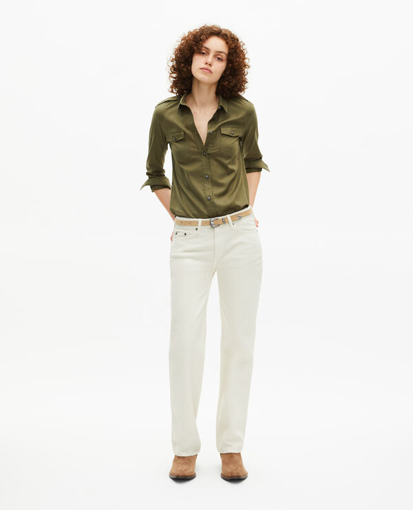 The Kooples FEMME KAKI chemise kaki