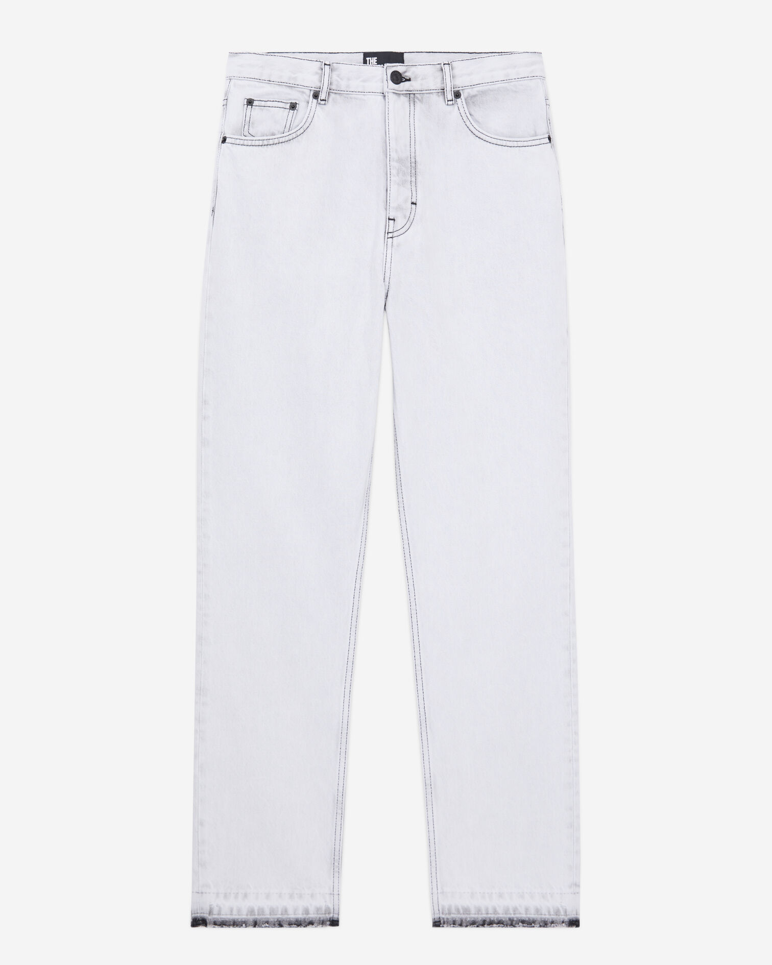 Jean blanc décoloré droit, WHITE BLEACH, hi-res image number null