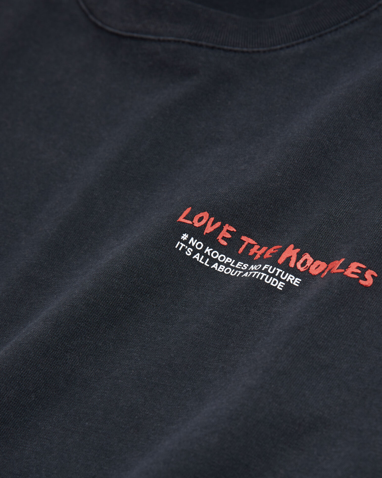 T-shirt Homme Love Kooples noir, BLACK WASHED, hi-res image number null