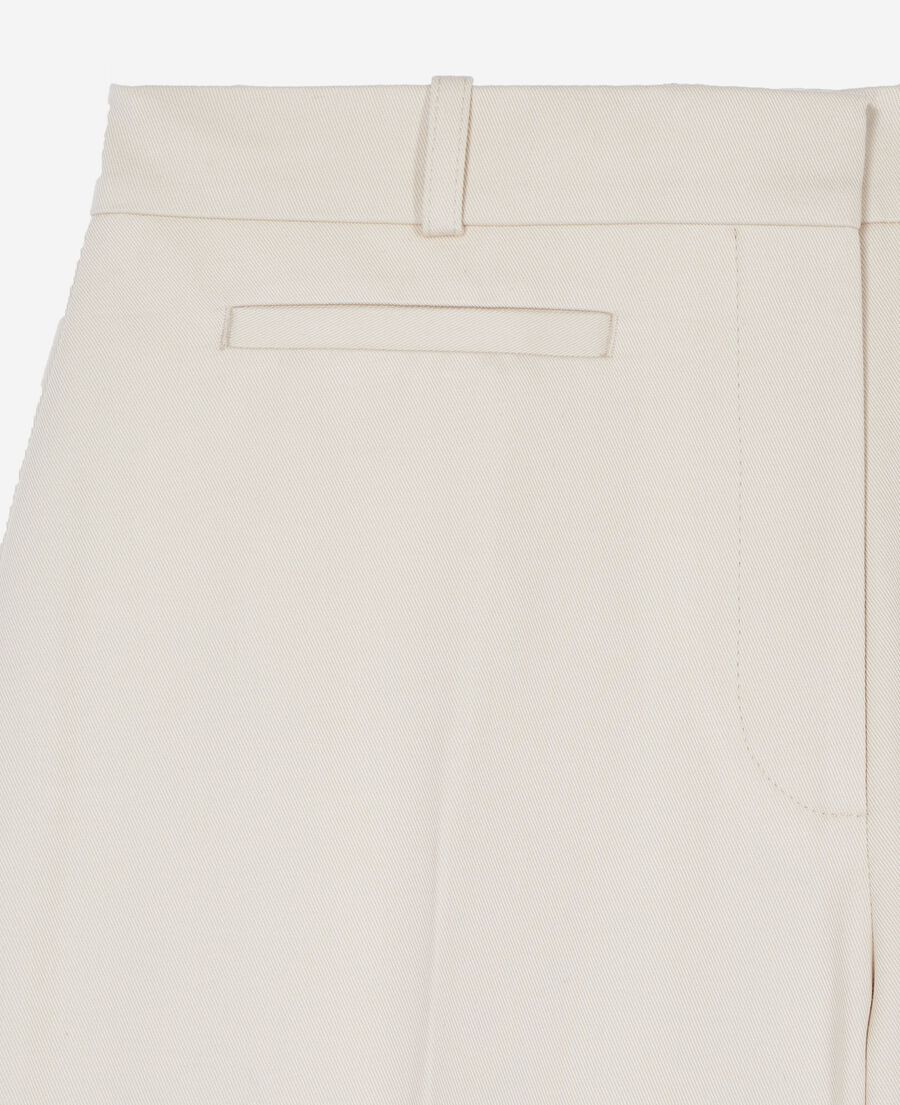 The Kooples DAMEN BEIGE hose aus beigefarbener baumwolle