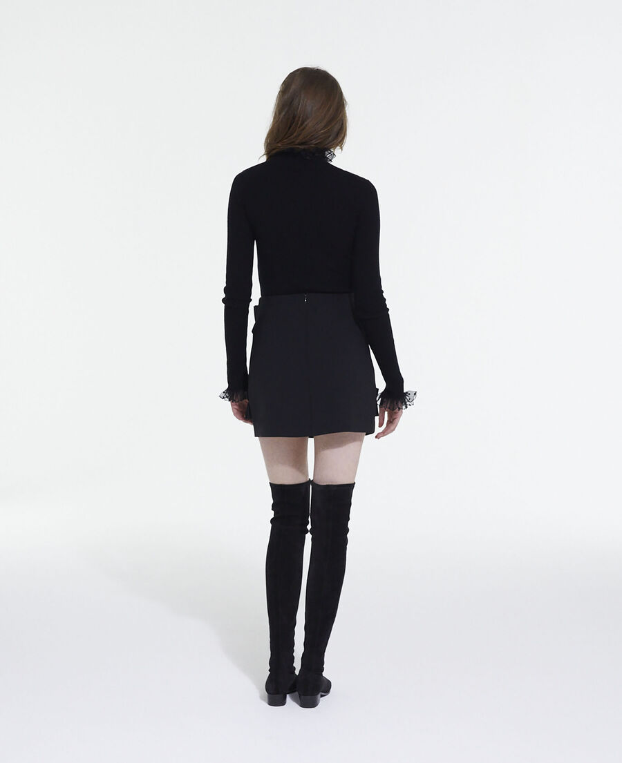 short black skirt
