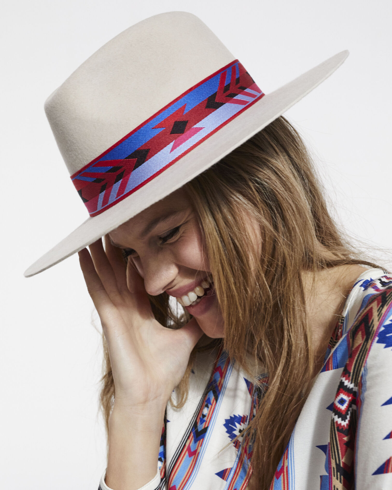 Chapeau en laine écru, ECRU, hi-res image number null