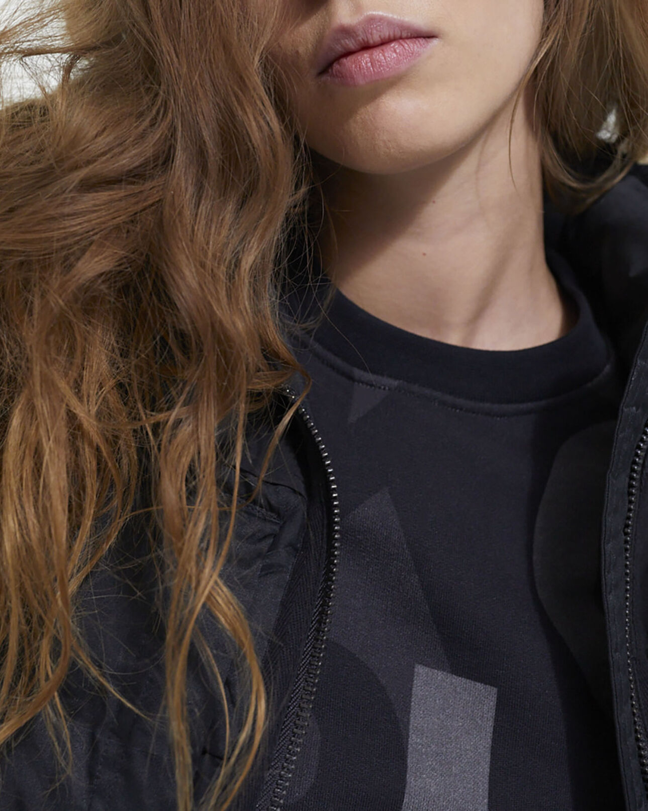 The Kooples FEMME BLACK doudoune logo the kooples noire