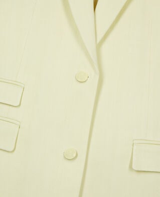 The Kooples FEMME BRIGHT YELLOW veste tailleur jaune clair