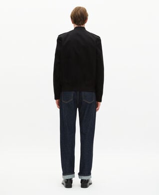 The Kooples H BLACK black cotton teddy jacket