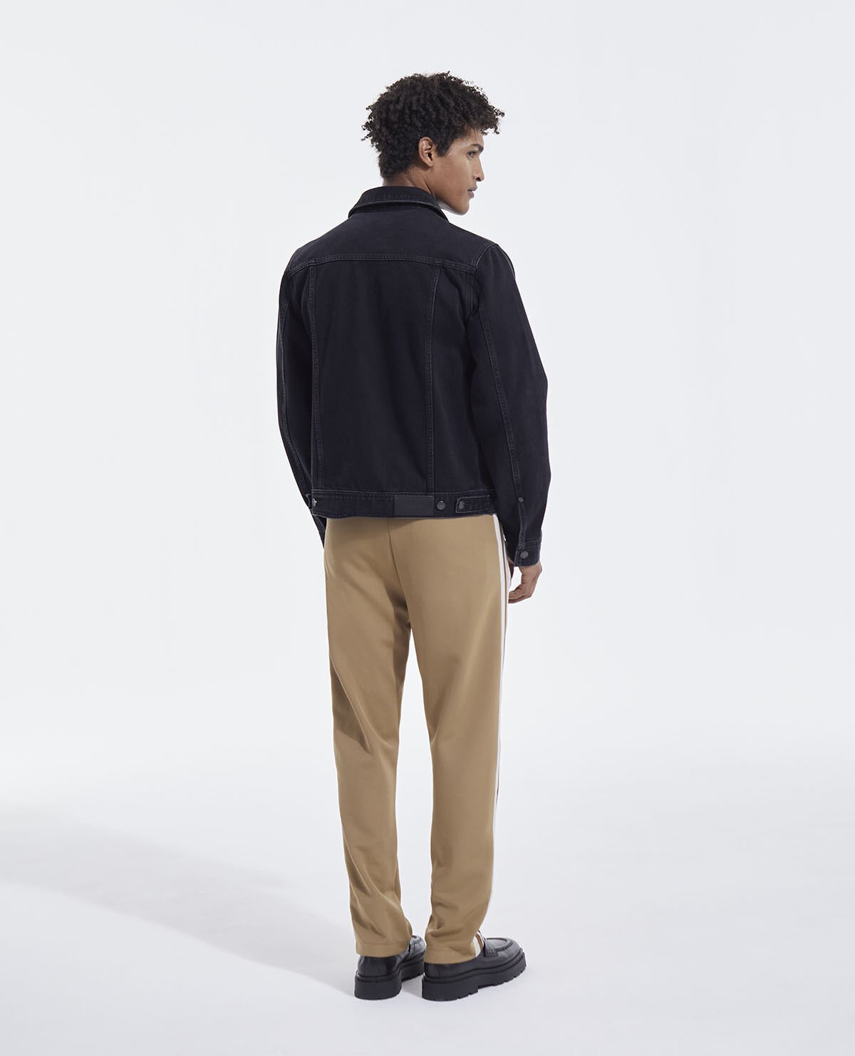 Denim jacket hotsell with khaki pants