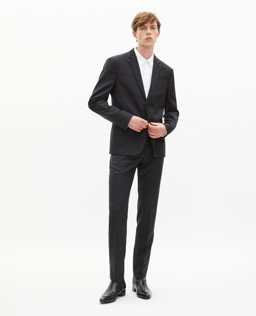 The Kooples HERREN BLACK black check suit jacket