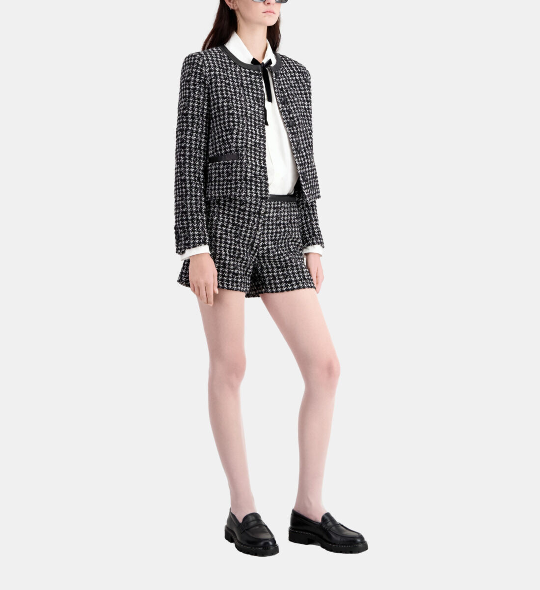 Tweed jacket and shorts online