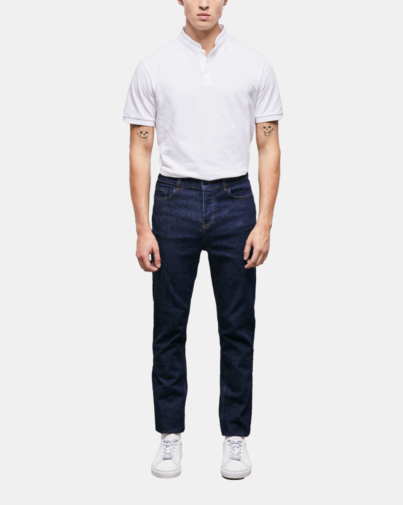 The Kooples HOMME BLUE BRUT jean slim bleu