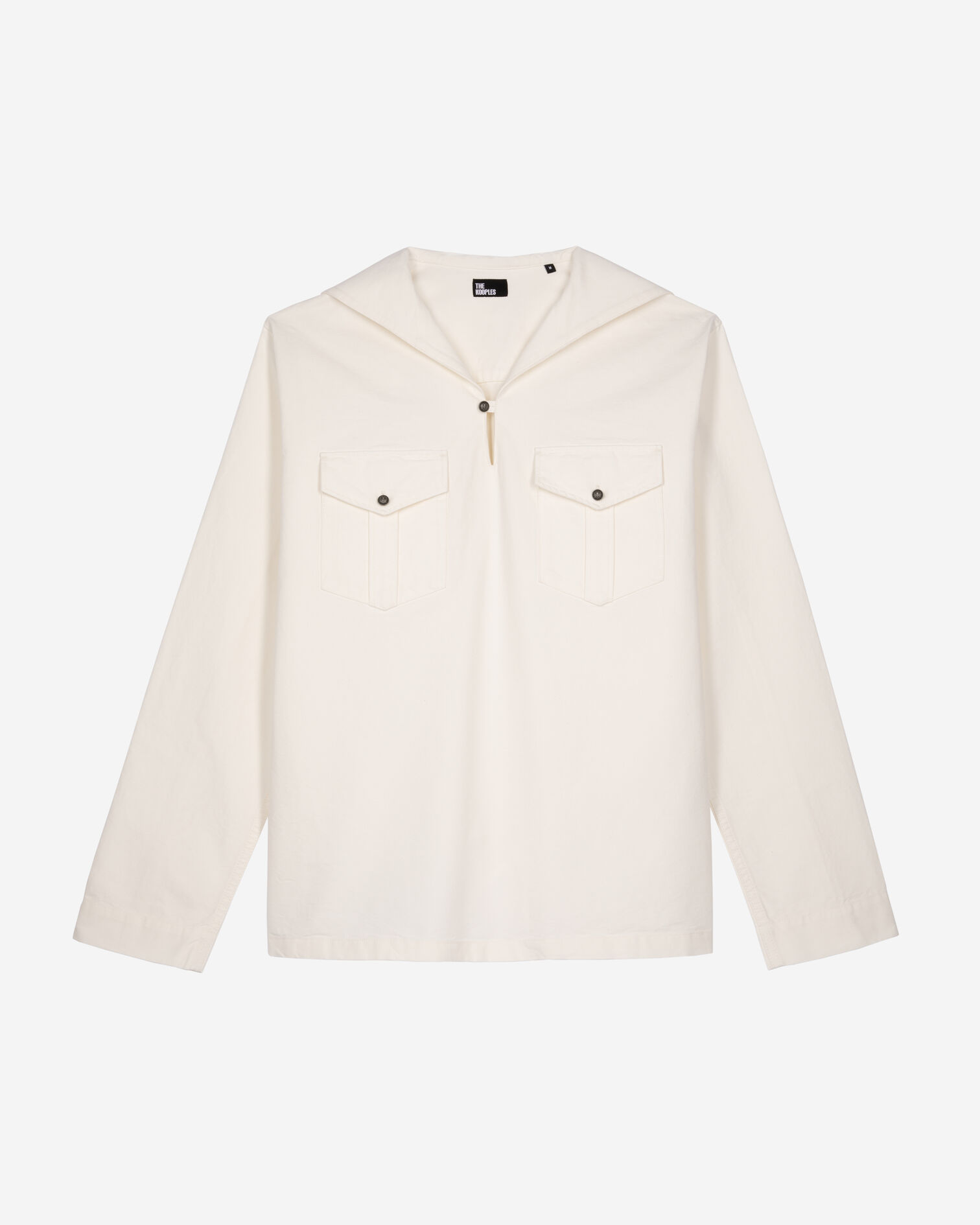 White shirt collar, ECRU, hi-res image number null