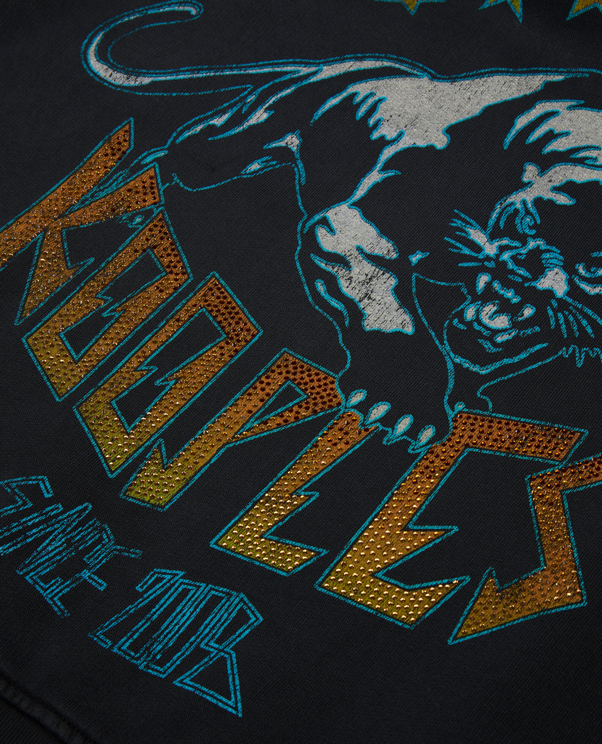 Sweatshirt à sérigraphie noir, BLACK WASHED, hi-res image number null