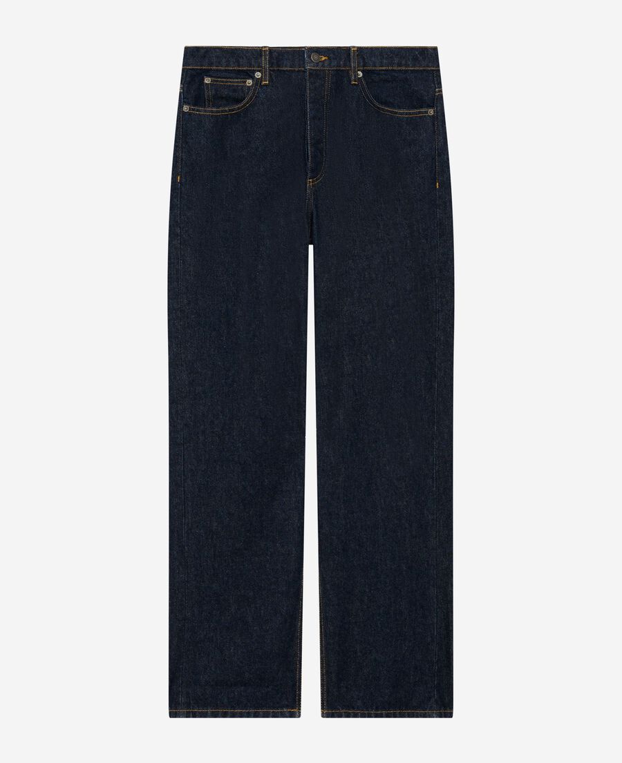 The Kooples HOMME BLUE ELECTRIC jean droit brut bleu