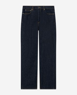 The Kooples HOMME BLUE ELECTRIC jean droit brut bleu