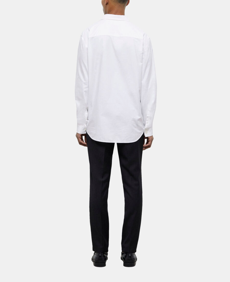 The Kooples HERREN WHITE weißes baumwollhemd