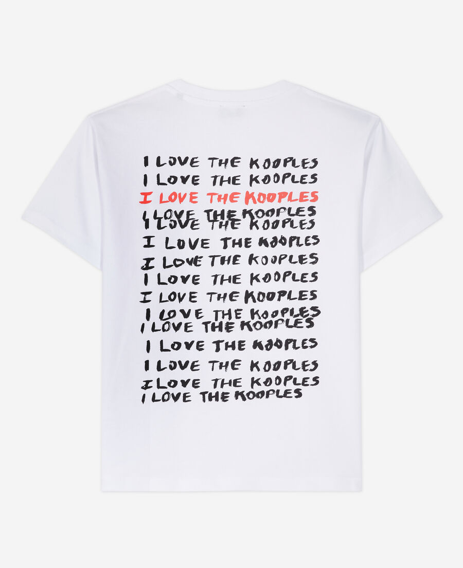 women's i love kooples white t-shirt