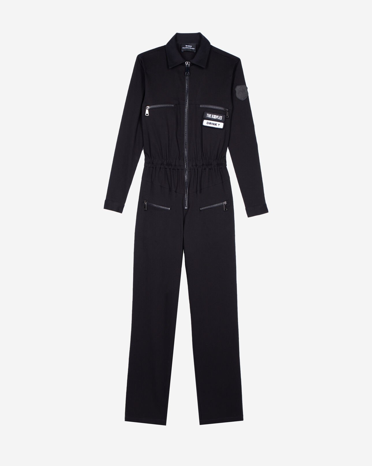 The Kooples FEMME BLACK combinaison the kooples x carolina ritzler noire en coton